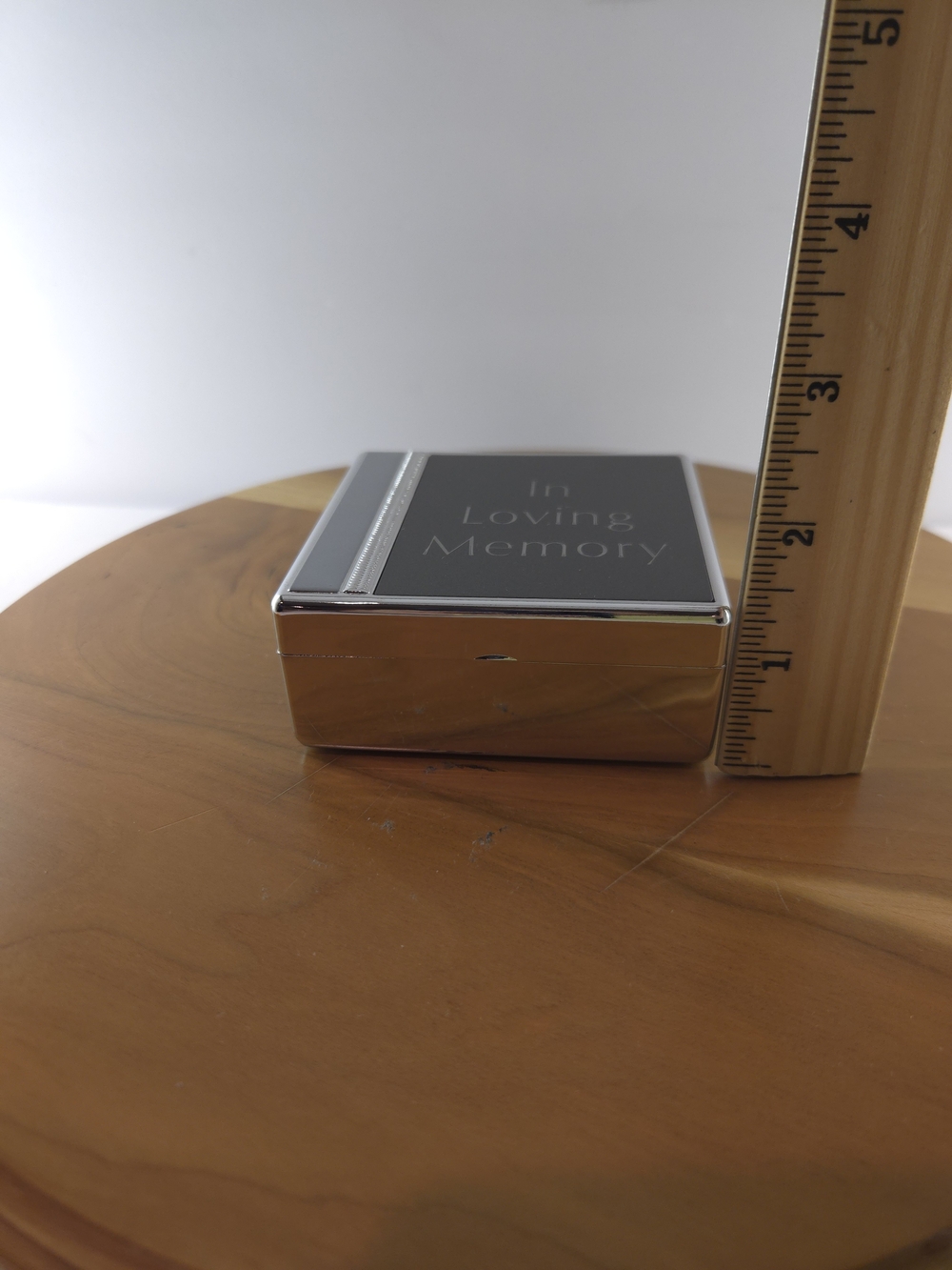 Things Remembered Memorial Keepsake Box - Gray and Silver "In Loving Memory" - Picture 8 of 13